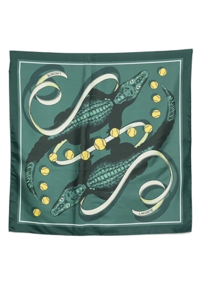 Lacoste silk scarf - Green