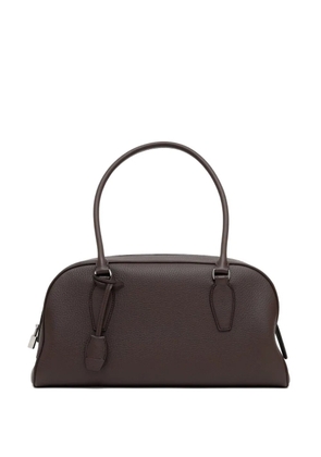 The Row zip handle tote bag - Brown