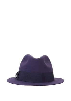 Loro Piana cashmere felt fedora hat - Purple