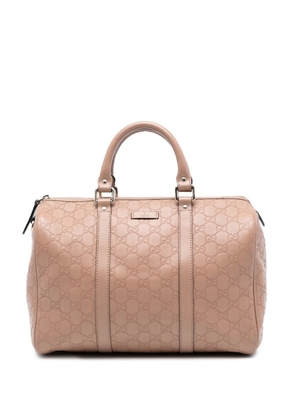 Gucci Pre-Owned 2016-2025 Medium Guccissima Joy boston bag - Brown