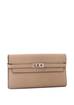 Hermès Pre-Owned Kelly Wallet Epsom Long small wallets - Neutrals