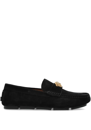 Versace Medusa-plaque loafers - Black