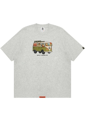 AAPE BY *A BATHING APE® graphic-print T-shirt - Grey