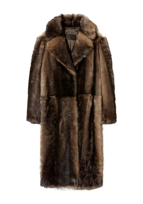 Nili Lotan Ingrid fur coat - Brown