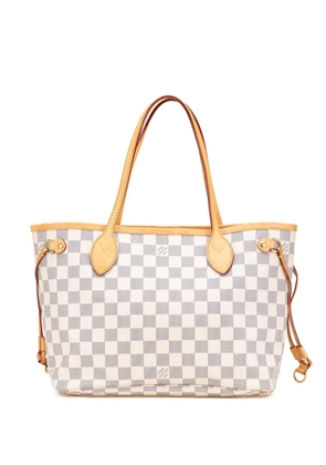 Louis Vuitton Pre-Owned 2010 Damier Azur Neverfull PM tote bag - White