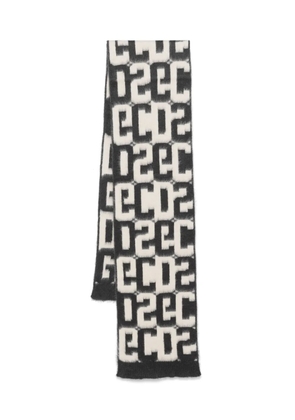 GCDS monogram scarf - Grey