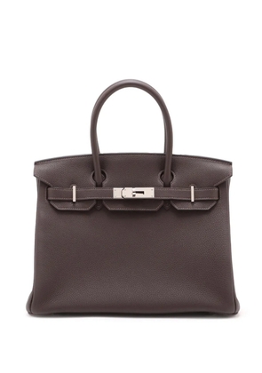 Hermès Pre-Owned 2023 Togo Birkin Retourne 30 handbag - Brown