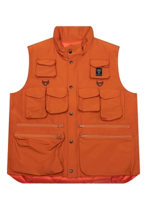SOUTH2 WEST8 multi-pocket gilet - Orange
