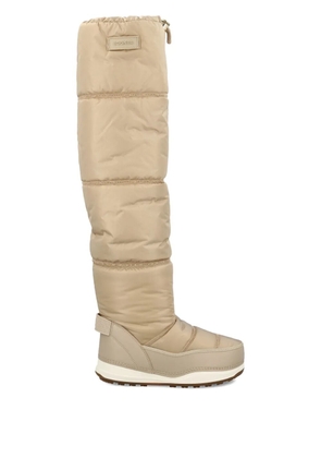 BOGNER quilted over-the-knee boots - Neutrals