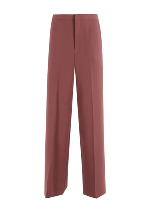 Isabelle Blanche wide-leg trousers - Red