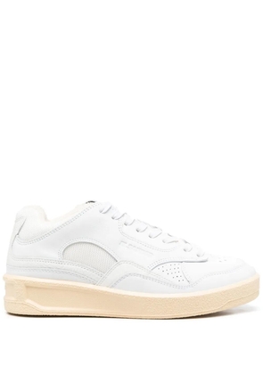 Jil Sander debossed-logo low-top sneakers - White