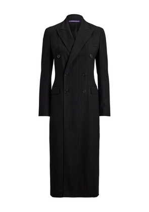 Ralph Lauren Collection pinstripe double-breasted midi dress - Black