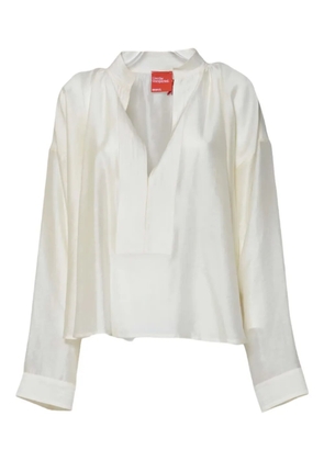 Merci v-neck shirt - White