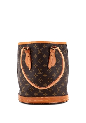 Louis Vuitton Pre-Owned Petit Monogram Canvas bucket bag - Brown
