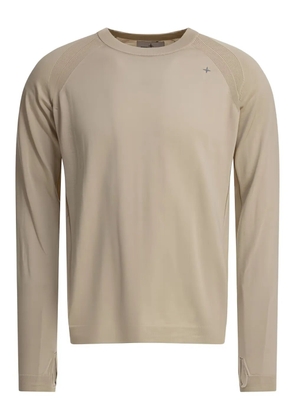 Stone Island raglan-sleeves crew-neck sweater - Neutrals
