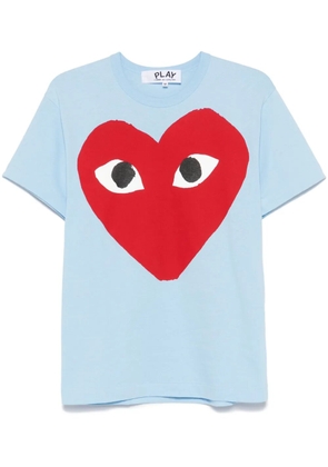 Comme Des Garçons Play heart-print T-shirt - Blue