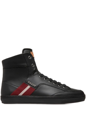 Bally leather ribbon sneakers - Black