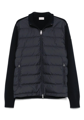 Moncler zip-up padded jacket - Blue