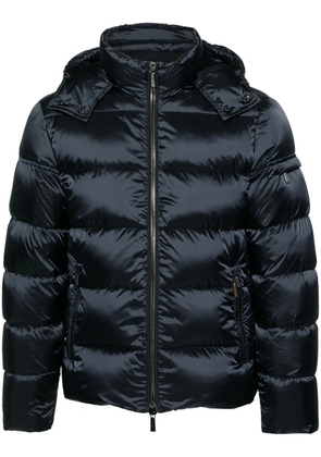 Moorer Brett-Sh hooded down jacket - Blue
