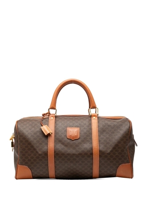 Celine Pre-Owned 2014 Macadam Coated Canvas travel bag - Brown