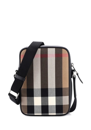 Burberry Pre-Owned Vertical Paddy Bag Vintage Check Canvas crossbody bag - Brown