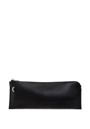 Rick Owens zip-fastening leather wallet - Black