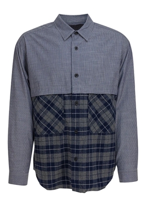 Comme des Garçons Homme chest-pocket shirt - Blue