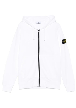 Stone Island Compass-badge hoodie - White
