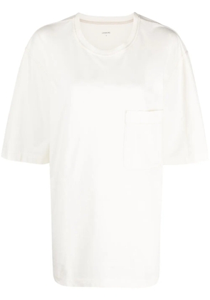 LEMAIRE patch-pocket cotton T-shirt - Neutrals