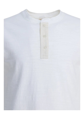 Buzz Ricksons cotton Henley T-shirt - White