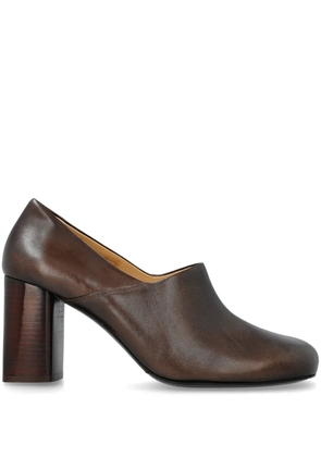 LEMAIRE Anatomic leather pumps - Brown