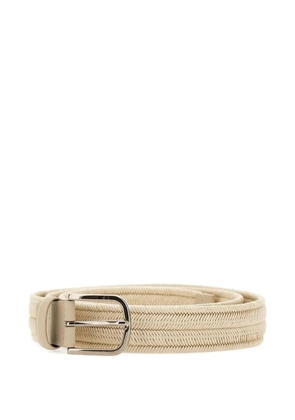Orciani woven elasticated belt - Neutrals