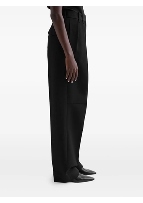 Jil Sander pleated belt-loops trousers - Black