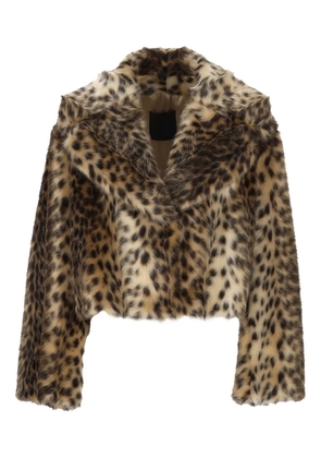 BB Couture leopard faux-fur jacket - Neutrals