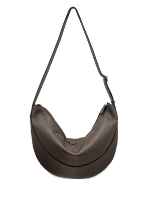 The Row Jouve leather shoulder bag - Brown