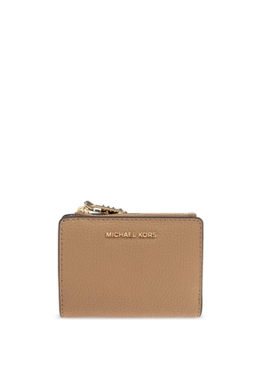 Michael Michael Kors logo-lettering wallet - Brown