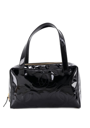 CHANEL Pre-Owned Triple CC Tote Patent Medium satchel - Black