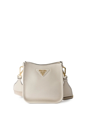 Prada mini leather tote bag - Neutrals