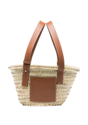 LOEWE raffia tote bag - Neutrals