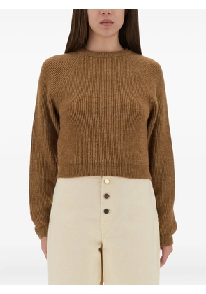 Moschino round-neck sweater - Brown