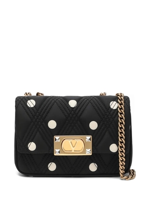 Valentino Garavani Quiltie 67 polka-dot cross body bag - Black