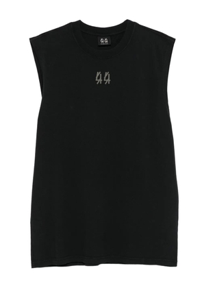 44 LABEL GROUP logo-print sleeveless vest - Black