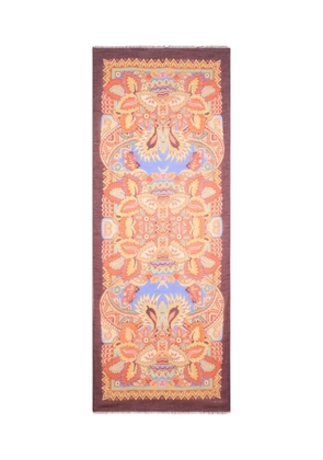 ETRO printed scarf - Orange