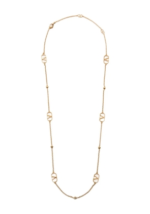 Valentino Garavani VLogo Signature polish-finish necklace - Gold