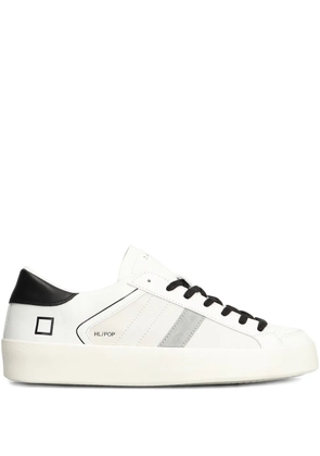 D.A.T.E. leather panelled sneakers - White