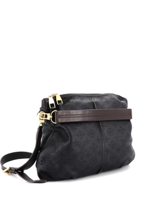 Louis Vuitton Pre-Owned Selene Handbag Mahina Leather PM hobo bag - Black