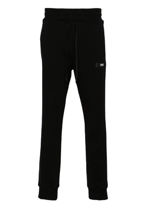 Versace Jeans Couture logo-patch cotton track pants - Black
