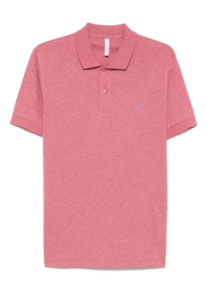 Sun68 logo-embroidered polo shirt - Pink