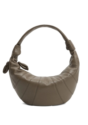 LEMAIRE Fortune Croissant knotted panelled shoulder bag - Green