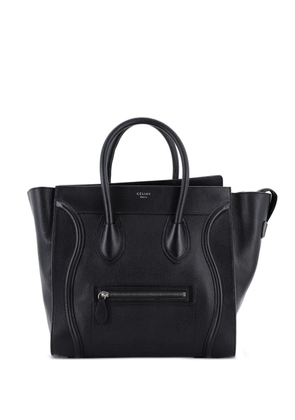 Celine Pre-Owned Luggage Bag Grainy Leather Mini tote bag - Black
